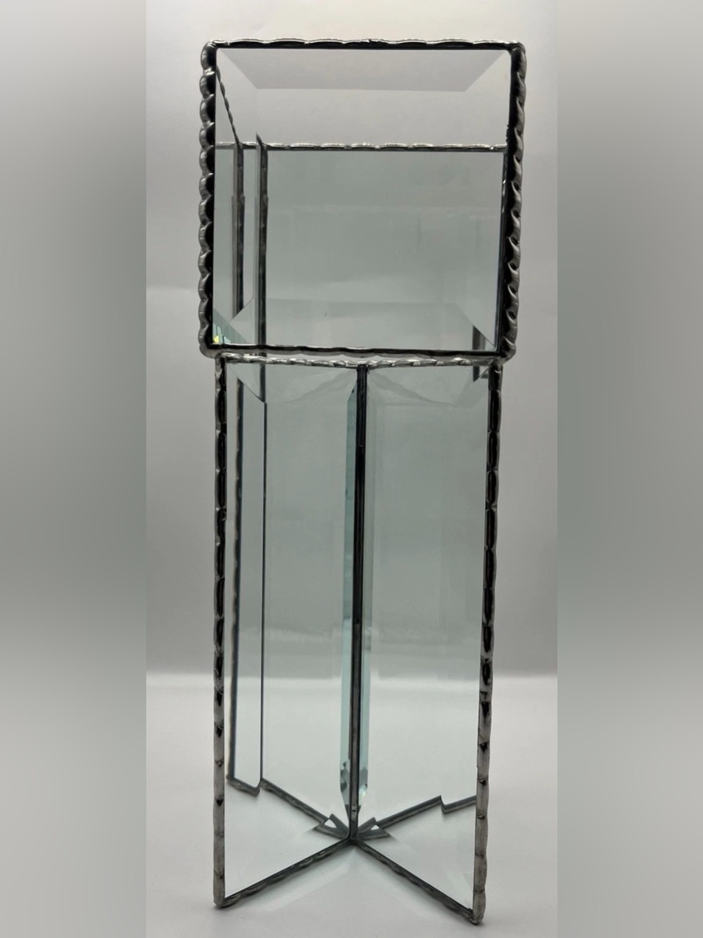 Stained Glass Display Box with Clear Panels
